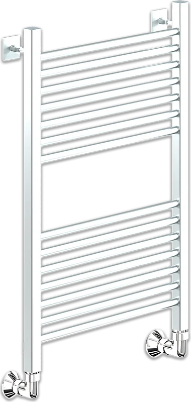 Полотенцесушитель водяной Ника Modern 80x40 см белый матовый - фото 1