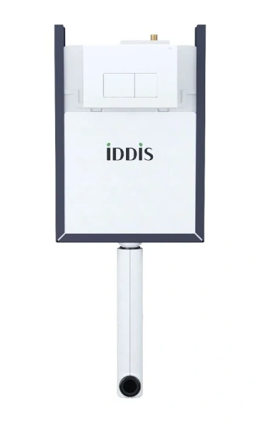Бачок скрытого монтажа IDDIS Optima Home кнопка смыва белая - фото 3