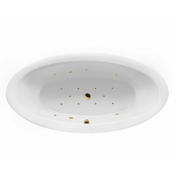Ванна гидромассажная Excellent Lumina Relax 190 x 95 см, белый/золото, WAEX.LUM19.RELAX.GL - фото 1