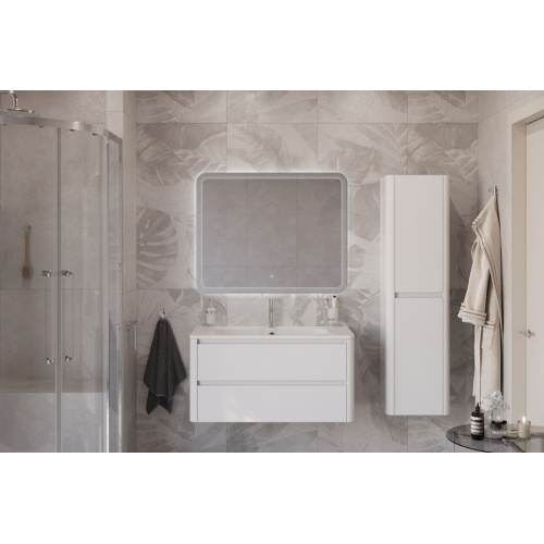 Шкаф-пенал подвесной Cezares Relax 40 см Bianco Lucido, подвесные - фото 5
