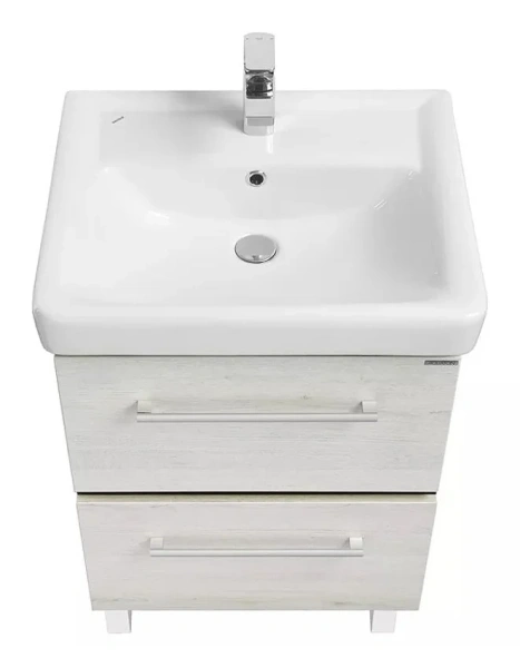 Тумба под раковину напольная Акватон Ронда 60 см дуб сомерсет/венге, современная, hi-tech - фото 3