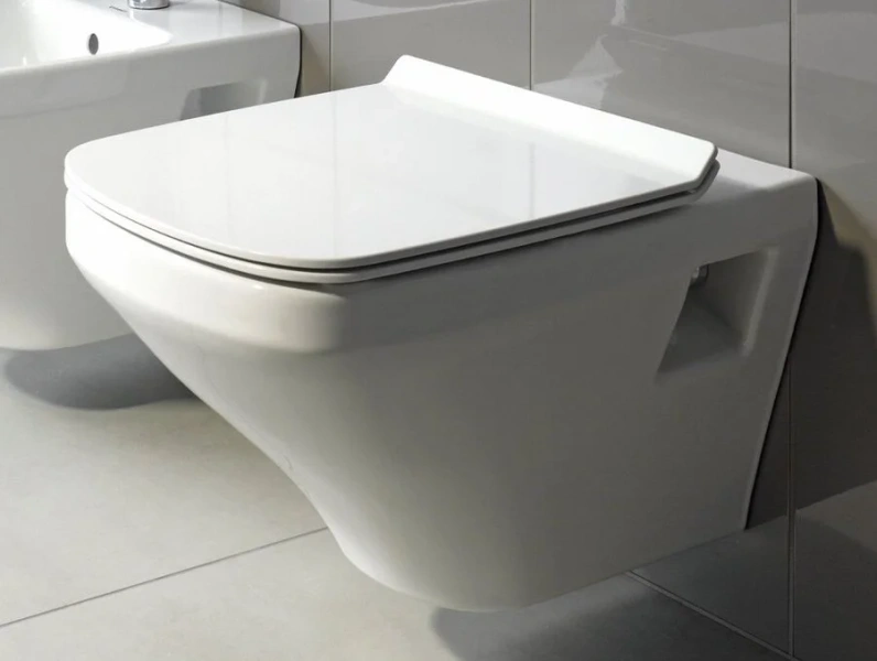Унитаз подвесной компакт с вертикальным смывом Duravit Durastyle, подвесные - фото 2