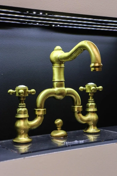 Смеситель для раковины, ручка 78 P. Mont Blanc Anticata, Nicolazzi D.Anglaises 1419, двухвентильные - фото 7