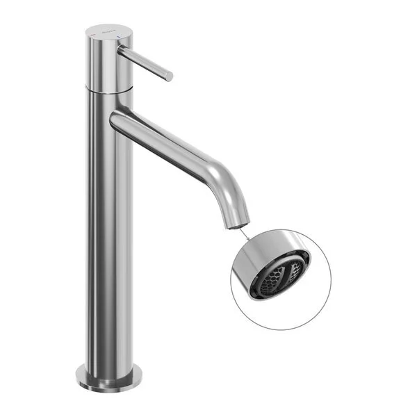 Смеситель для раковины Ravak Espirit X070 с функцией BeCool, высокие, из латуни, округлая форма - фото 5