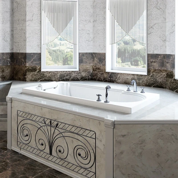 Ванна акриловая Радомир Анабель 4-01-2-0-1-417, 170 х 85 см, рама-подставка на декоративных ножках, подголовник, белая - фото 3