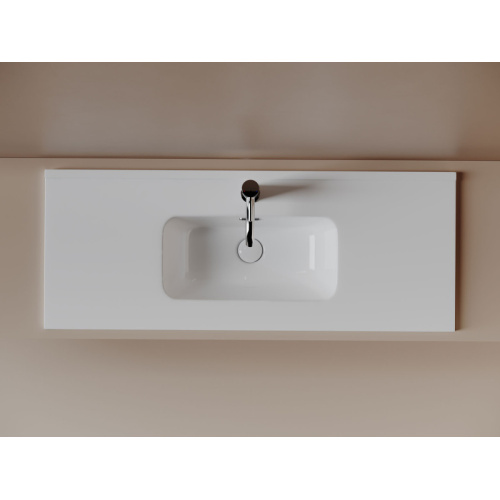Раковина Ceramicanova Compact 101 см белая - фото 3
