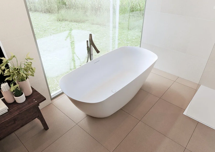 Ванна из искусственного камня Riho Bilo 165x77 см белая, нет в наличии - фото 8