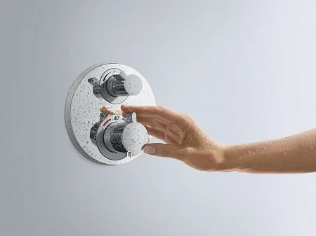 Смеситель для душа термостатический Hansgrohe Ecostat S 15757000 - фото 4