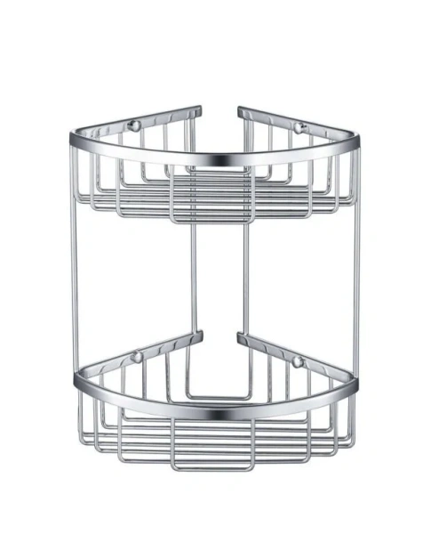 Полка угловая двойная Timo Nelson хром 150082/00 - фото 1