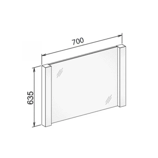 Зеркало для ванной Keuco Elegance 11698 012000, по запросу - фото 2