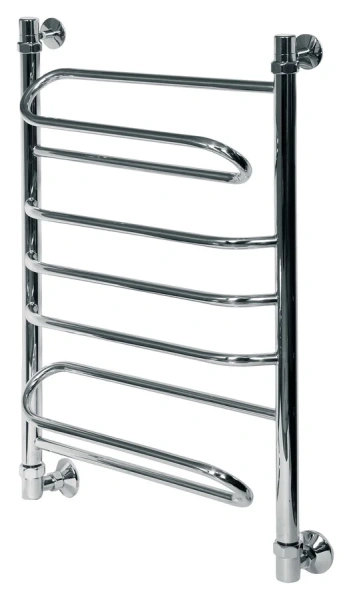 Полотенцесушитель водяной Ника Curve 80x50 см хром - фото 1