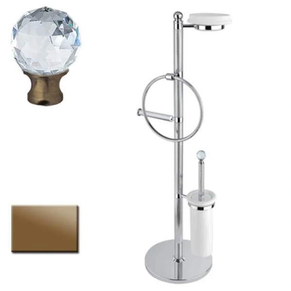 Стойка для ванной Cezares Olimp бронза, фурнитура металл, в наличии - фото 6