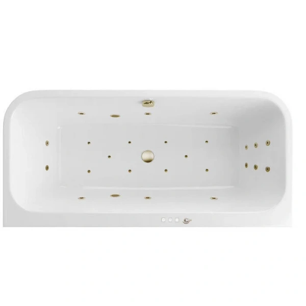Ванна гидромассажная Excellent Arana Ultra 180 x 85 см, белый/бронза, WAEX.ARA18.ULTRA.BR - фото 1