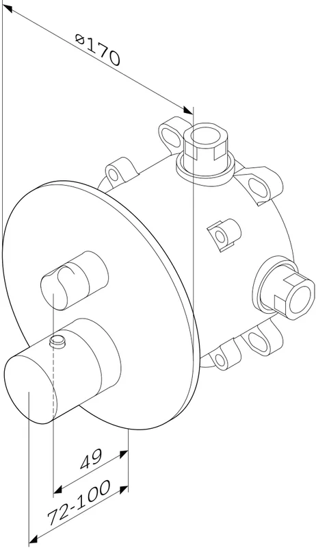 Смеситель для душа AM.PM Like F8085500, для душа index_1 - фото 10
