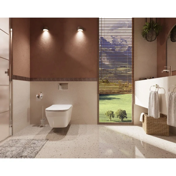 Унитаз подвесной Vincea Edge белый, фарфор, керамика - фото 8