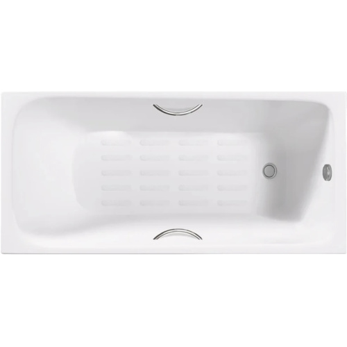 Ванна чугунная Delice Continental Plus 170х75 см с отверстиями под ручки - фото 1