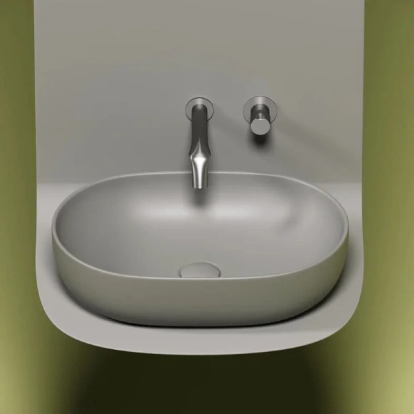 Раковина Ceramica Nova Element 60 см антрацит, из санфарфора - фото 7