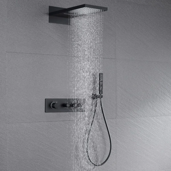 Душевой комплект Black&White Universe черный матовый, нет в наличии - фото 5