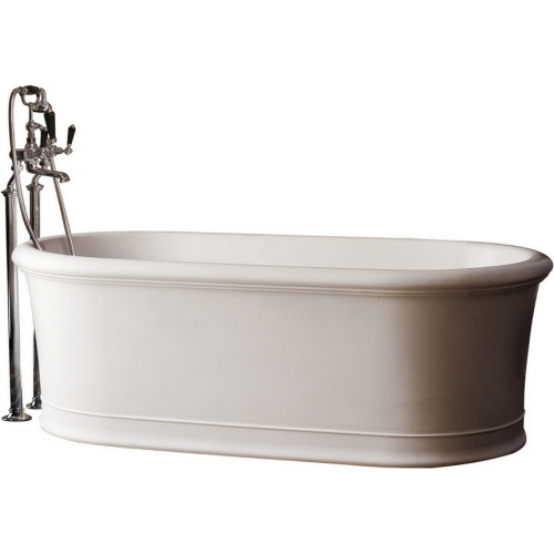 Ванна из искусственного камня White Tec Devon & Devon Celine 177х89 см белая - фото 2