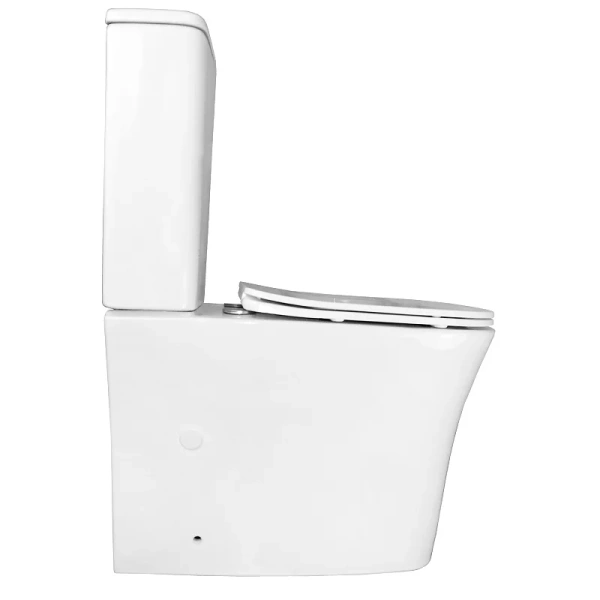 Унитаз компакт Azario Anteo Square белый, с нижним подводом воды - фото 8