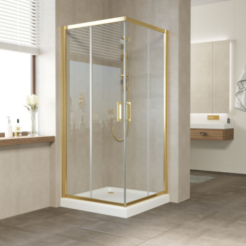 Душевой уголок стекло прозрачное Vegas-glass ZA 100 01, хром, бронза, золото, белые, черные, другие - фото 4