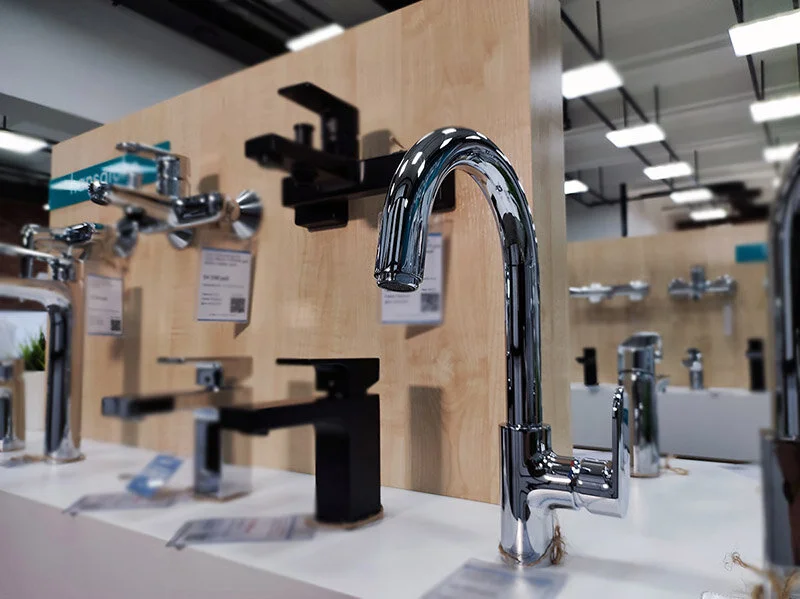 Смеситель для раковины Hansgrohe Vernis Blend хром с донным клапаном, округлая форма, с донным клапаном - фото 5