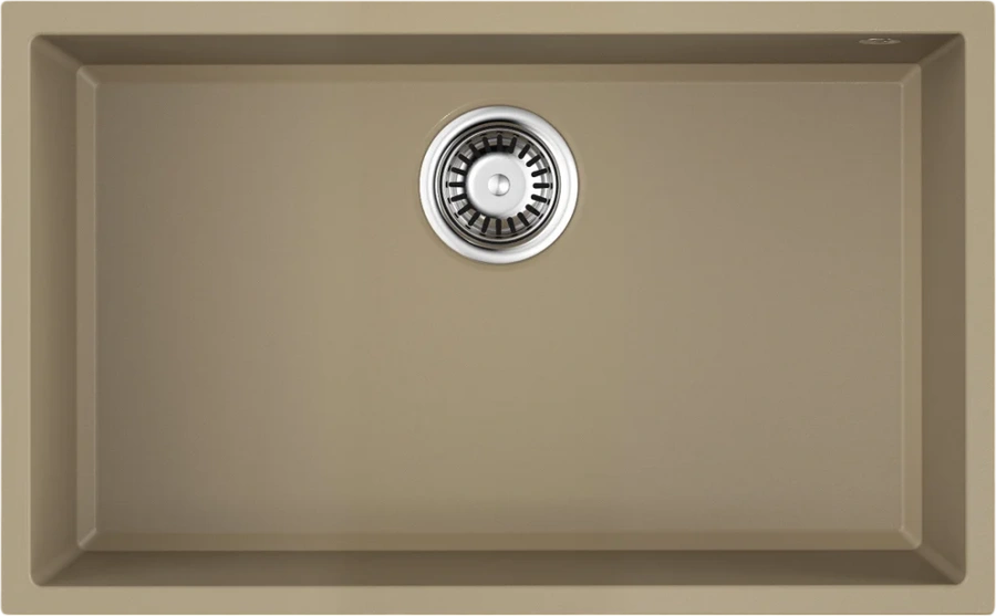 Мойка для кухни Omoikiri Tedori 66-U-CH 66 см шампань - фото 1