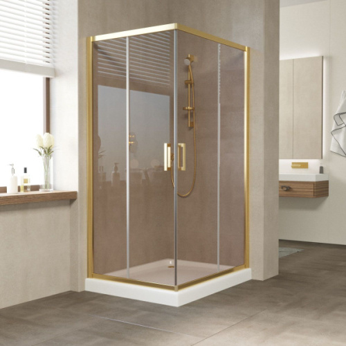 Душевой уголок стекло бронза Vegas-glass ZA-F 100х80 05 - фото 24