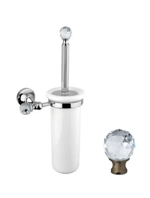 Ёршик Cezares Olimp золото 24 карат, с кристаллом Swarovski, металлические, из керамики - фото 4