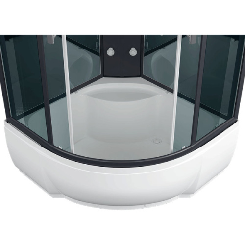 Душевая кабина Erlit Eclipse 90x90 см с высоким поддоном, с раздвижными дверьми - фото 6