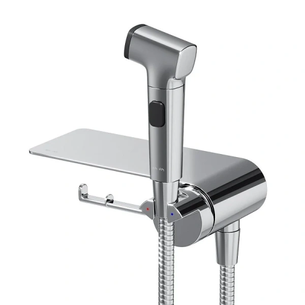 Гигиенический душ со смесителем Am.Pm Func F0H8F9 с полкой - фото 3