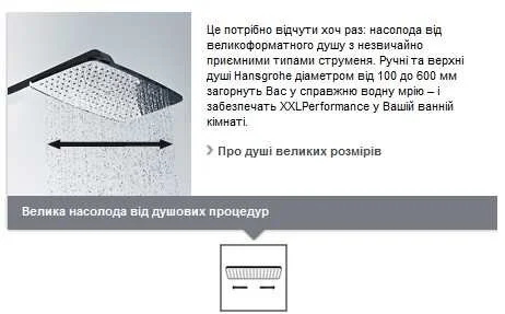 Душевая система Axor Showers/Front 26020000, с термостатом - фото 6