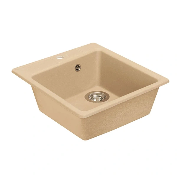 Мойка для кухни Акватон Парма 47 см латте, из искусственного мрамора - фото 3