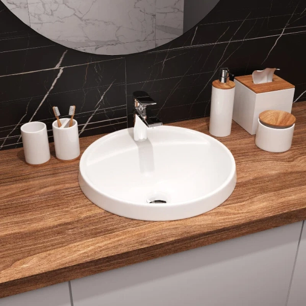 Раковина Sanita Luxe Art 43 см врезная - фото 3