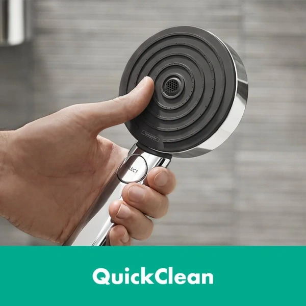 Лейка для душа Hansgrohe Pulsify 24100 3 струи, хром, белые, черные index_1 - фото 8