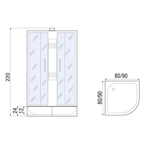 Схема, со стеклянными задними стенками - фото 8