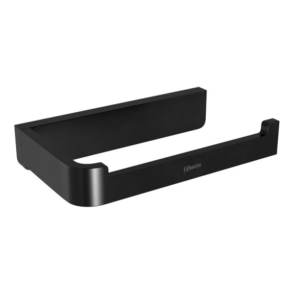 Бумагодержатель Lemark Smooth Line черный матовый - фото 1
