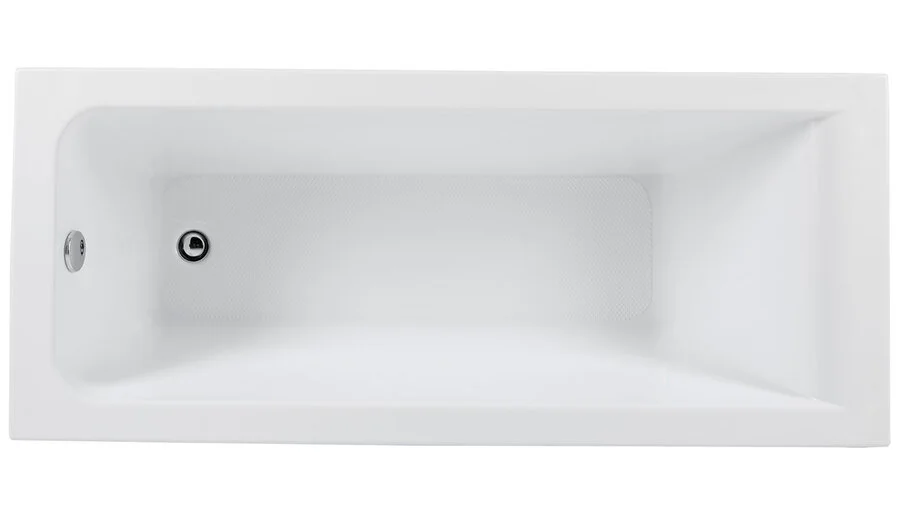 Ванна акриловая Aquanet Bright 170x70 с каркасом белая 00267835 (267835) - фото 1