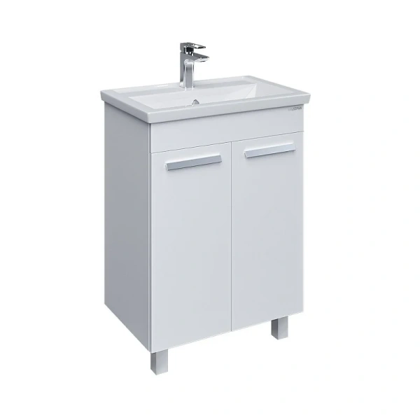 Тумба под раковину напольная Grossman Neo 60 см белая - фото 1