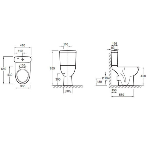 Унитаз Jacob Delafon Odeon Up 4966CK-00 - фото 3