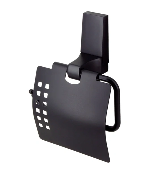 Бумагодержатель WasserKRAFT Abens черный - фото 1