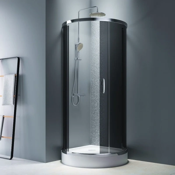 Душевой уголок Am.Pm Like 95x95 см стекло тонированное - фото 1