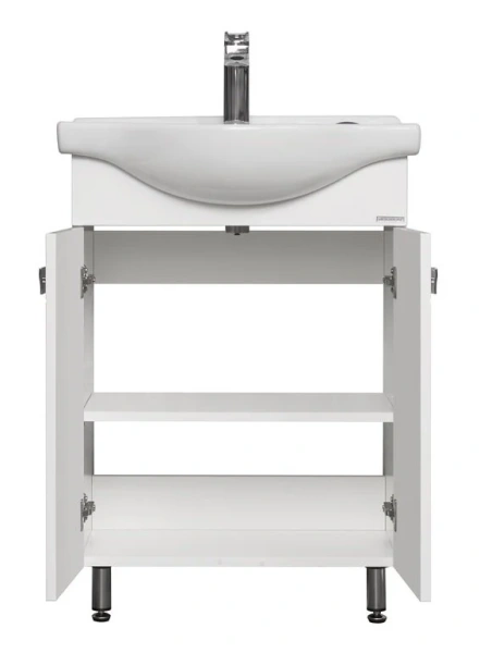 Тумба с раковиной напольная Акватон Фиджи 1A179601FG010 60 см с двумя дверками - фото 3