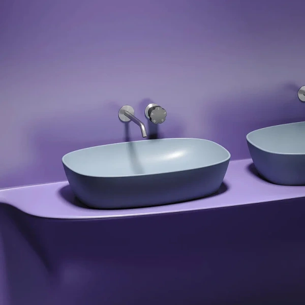 Раковина Ceramica Nova Element 60 см серо-голубая, в наличии - фото 9