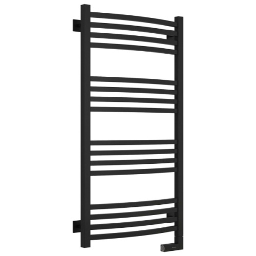 Полотенцесушитель электрический Сунержа Аркус 2.0 100х50 см матовый черный, тэн правый - фото 10
