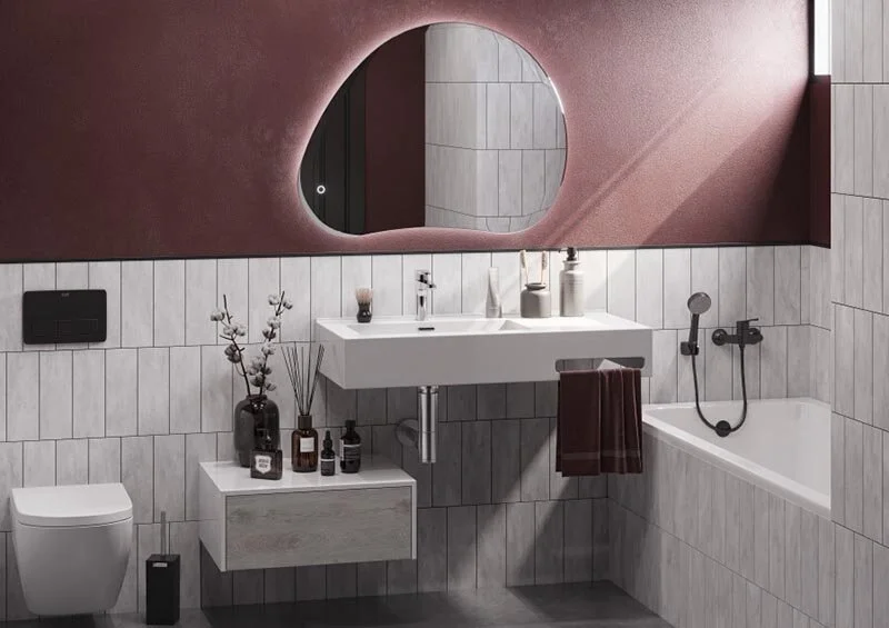 Раковина Акватон Квадро Про 100 см левая, из камня - фото 7