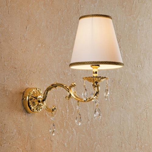 Светильник для ванной, крепление к стене, абажур белого цвета, La Beaute LU10B.M index_1 - фото 3