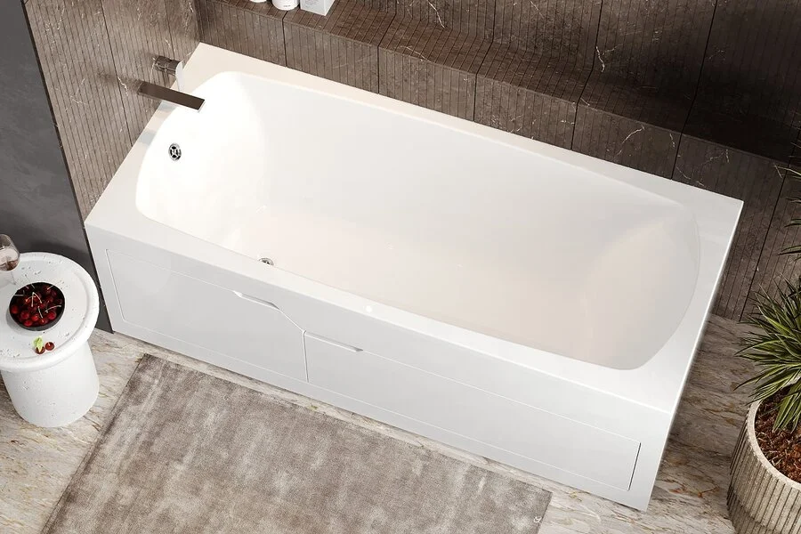 Ванна из искусственного камня Belux Виктория ВВИ-1800, 4810924269225, 180 x 80 см, белый, без гидромассажа - фото 6