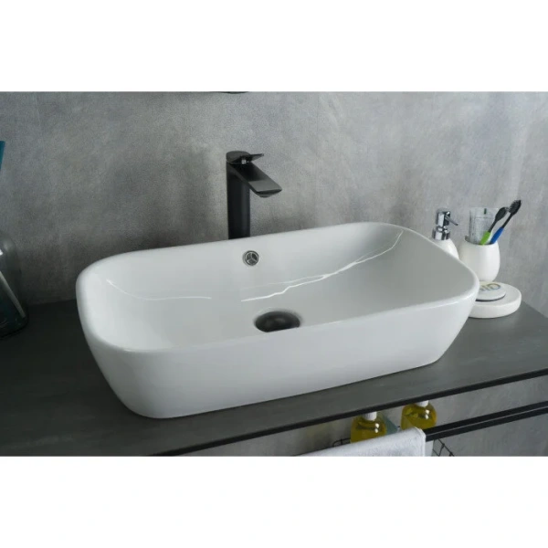 Раковина GID Geometrico N9217 61 см белая - фото 4