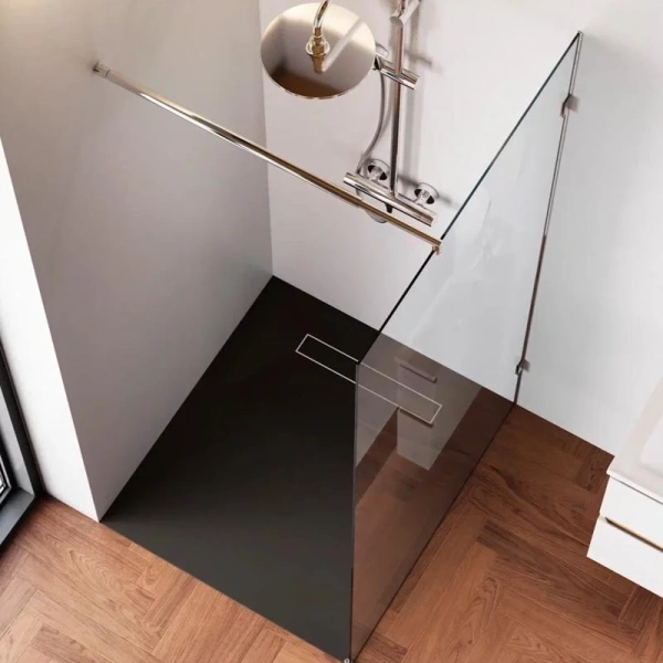 Душевая перегородка Am.Pm X-Joy 100 см профиль хром, хром - фото 3